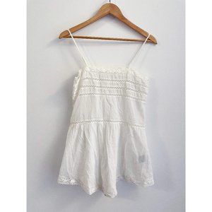 Isabel Marant Etoile Gaomi white cotton camisole/romper size 38